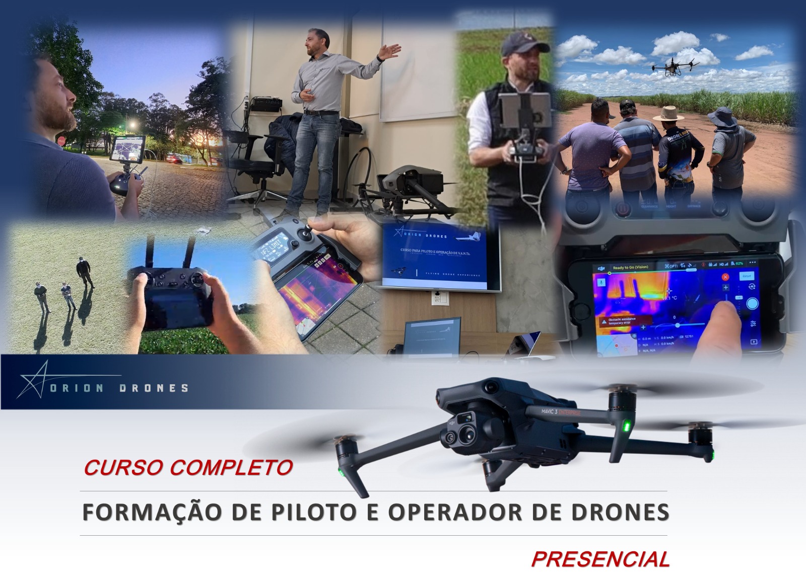 Formação de Pilotos e Operadores de Drones (PRESENCIAL)